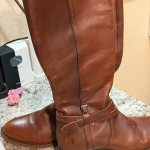 Elegant Brown Leather Boots